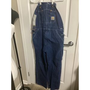 Carhartt bibs 38x30 GUC